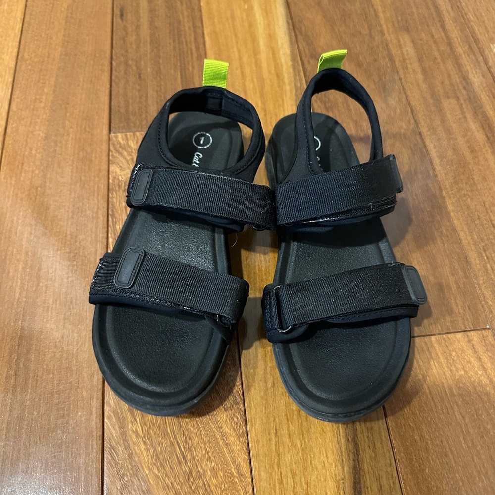 Black Kids Sandals size 1